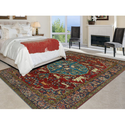 Tapis rouge délicat Fine Liza