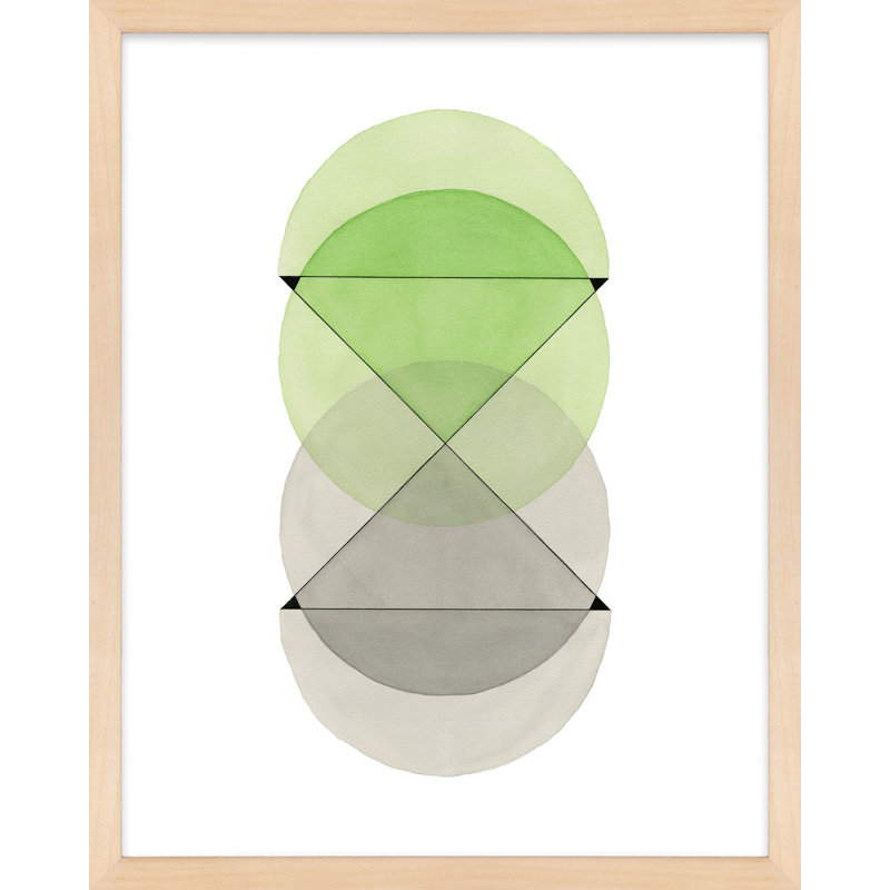 «Love in Green» - Cadre photo, Cadre brun, H 25 po x l 20 po x P 1,25 po
