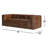 Capa 92'' Full-Grain Genuine Italian Leather Square Arm Sofa-462060012