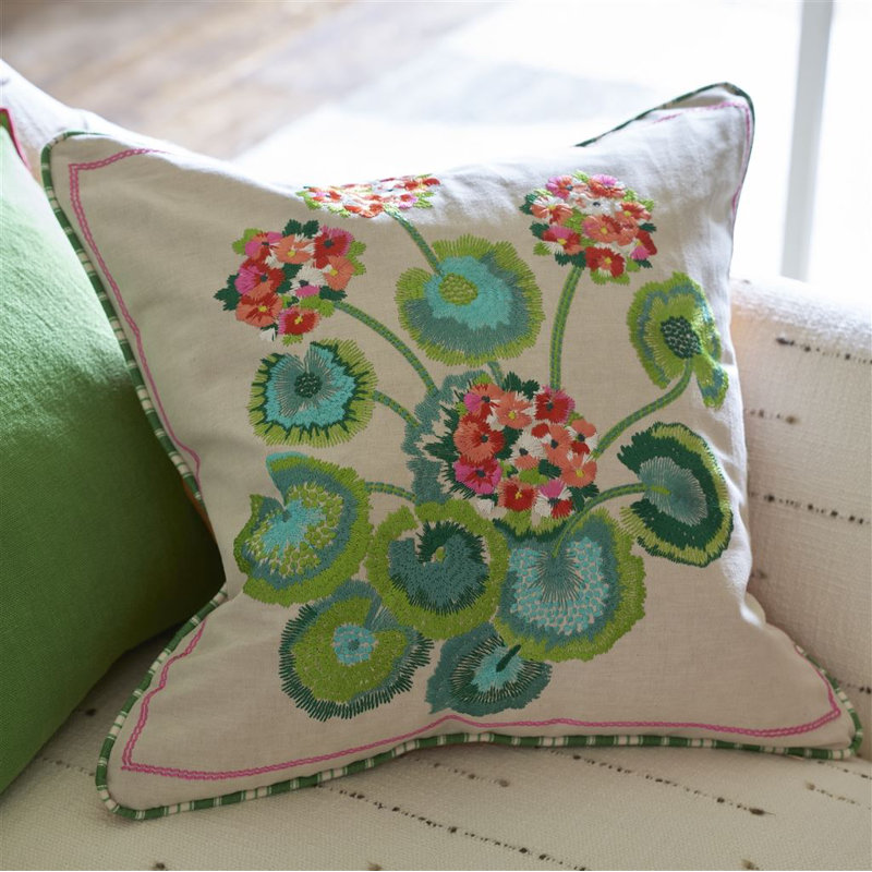 Primevere Decorative Pillow, Fuchsia