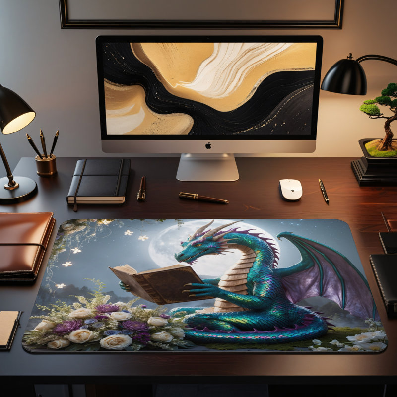 Polyester Desk Pad, 31.5x15.5