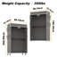 Anjo 89.18cm Rolling Clothing Rack-1113564770