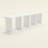 Aurelia 47" Floating Cubby Wall Shelf