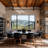 Modern Black Gold Cylinder Wall Sconce