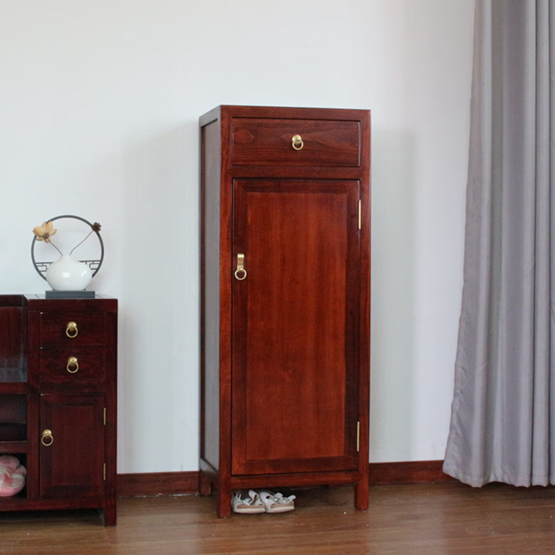 Armoire à chaussures moderne et simple, Marron foncé