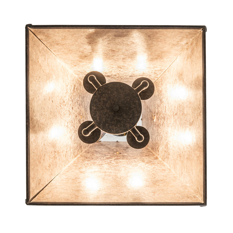 12" Square North Star Pendant
