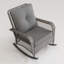 Chaises berçantes de patio avec coussin-1057902041-1057902040