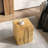 Antwan Black Wood-Look End Table, 14.67" Wide, For Drinks, Indoor Outdoor Decor Color, 18" High, Wood-Like Finish, Mixable With Same-Style Items-121074415