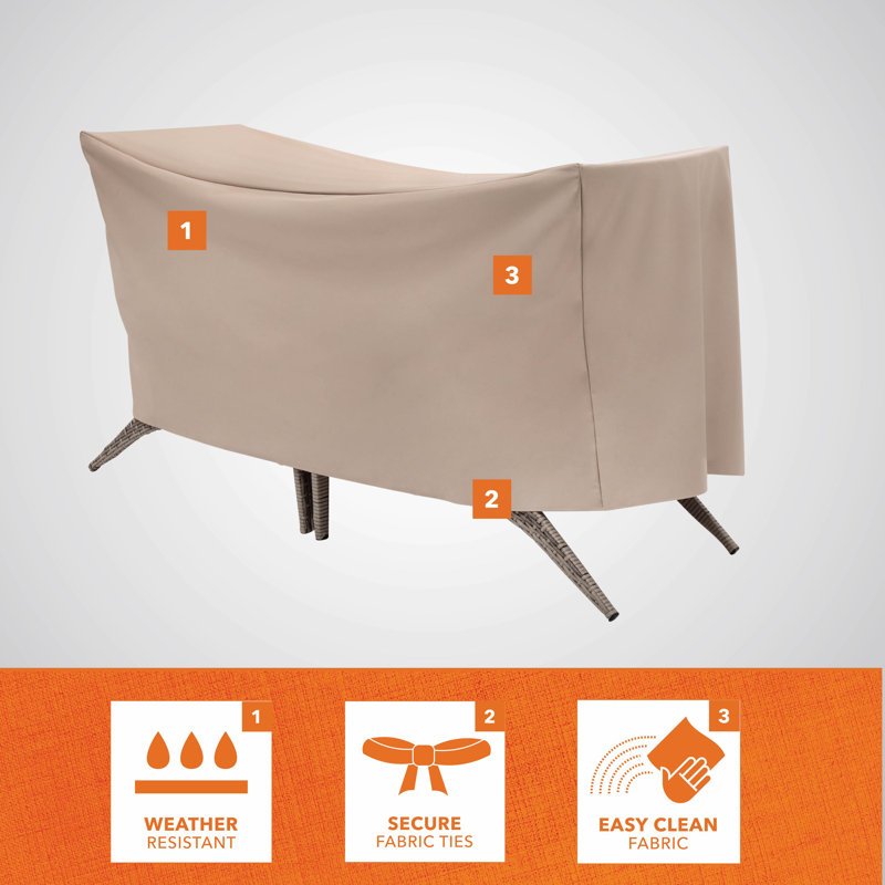 Basics Outdoor Patio Dining Set Cover