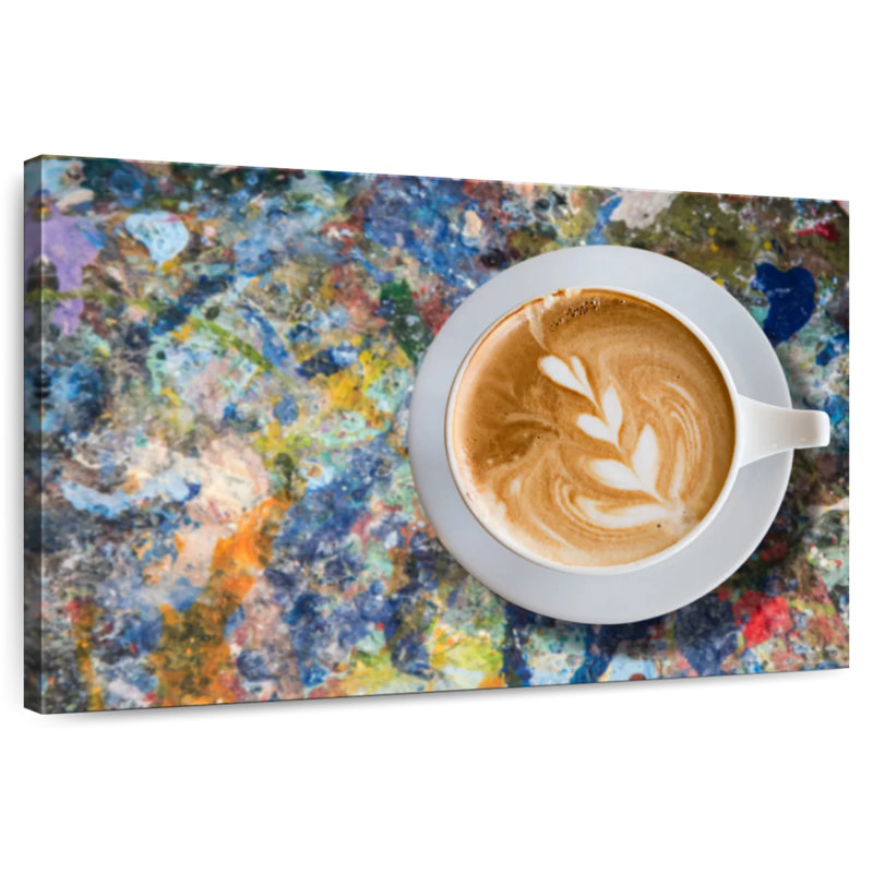 Yarlin Creative Latte Coffee, 30" H x 45" W