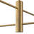 Modern 4-Light Clear Ellipse Glass Layered Chandelier