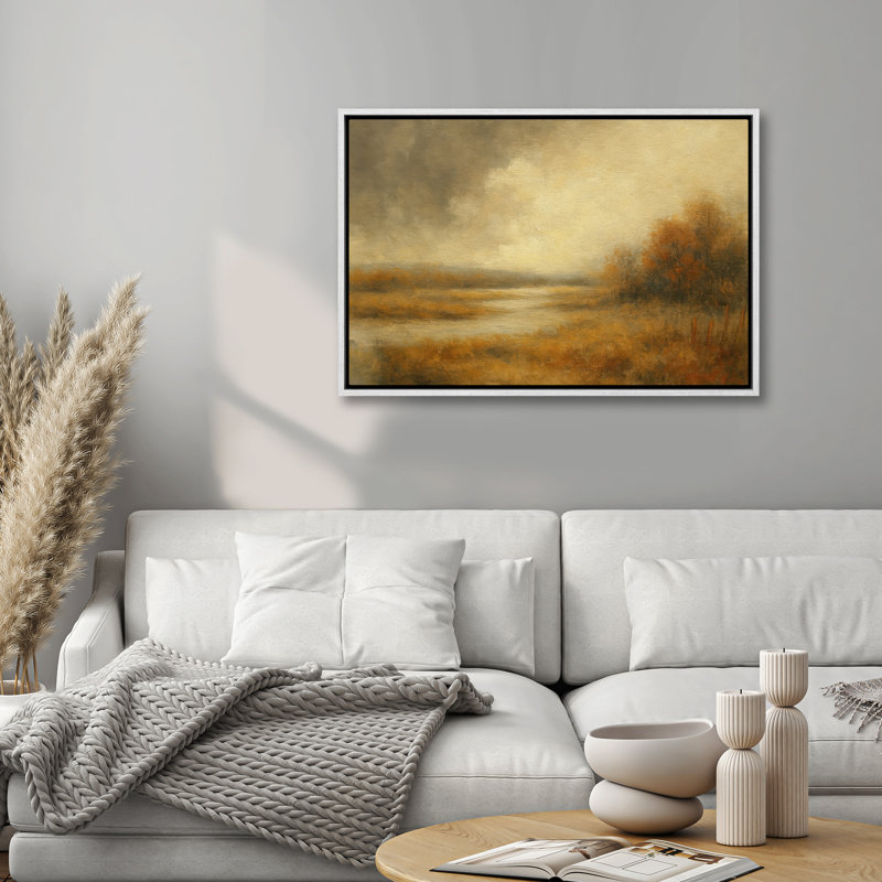 Art mural encadré abstrait rétro antique classique pour chambre à coucher, H 24 po x l 16 po, Blanc