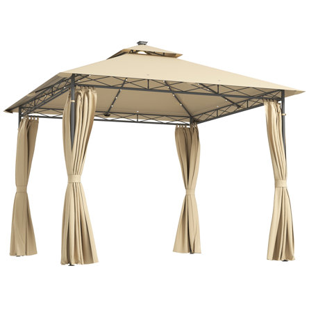 25 Ft. W x 25 Ft. D Metal Soft-top Gazebo