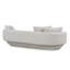 Bond Upholstred Oyster Beige Fabirc Contempry design 101" Sofa