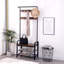 Coat Rack, Hall Tree With Shoe Bench For Entryway, Entryway Bench With Coat Rack, 4-In-1, With 9 Removable Hooks, A Hanging Rod, 13.8 X 25.2 X 72.8 Inches