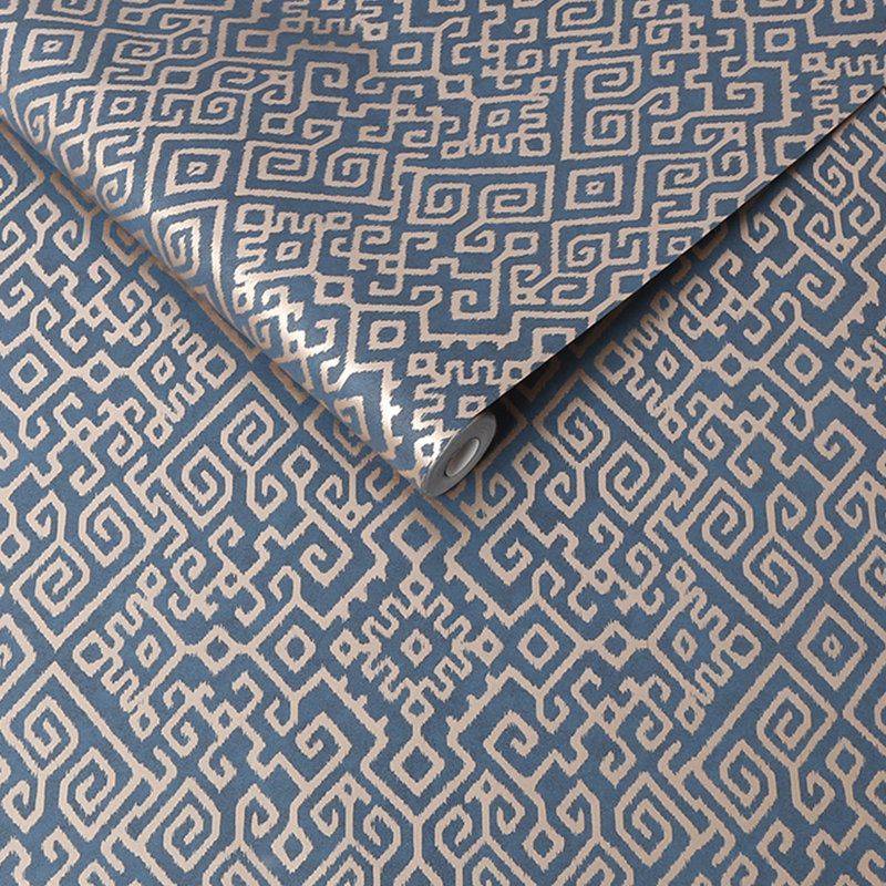 Boutique Bazaar Navy Wallpaper