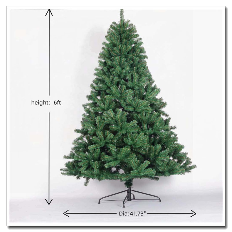 Arbre de Noël artificiel 6 pi, H 6 pi 