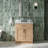 Tidworth 30'' Solid Wood Single Bathroom Vanity with 1.5'' Carrara Marble Top-1291830944-1300471834