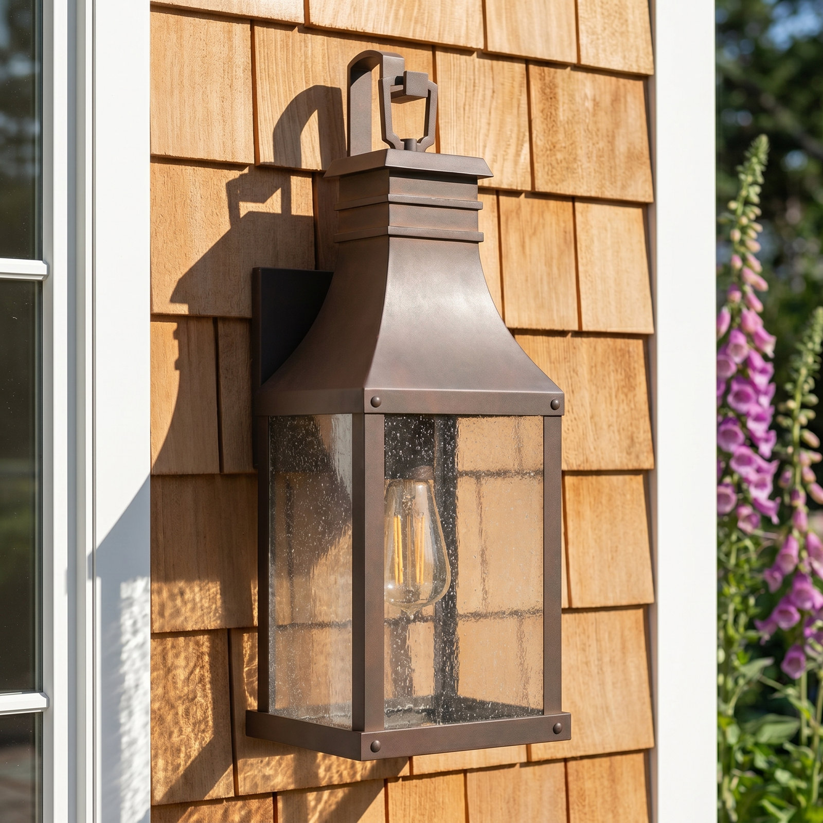 Hinkley Beacon Hill Outdoor Wall Lantern, Blackened Copper