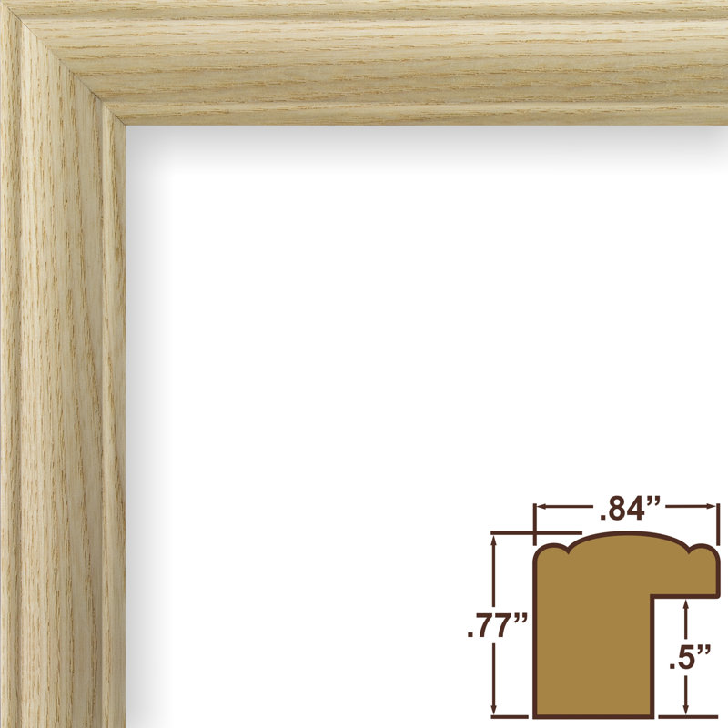 Flynt Raw Wood Decorative Picture Frame - Set of 4, 8" x 10"