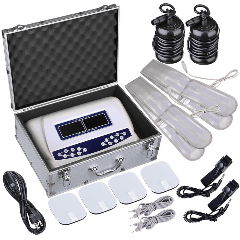 Dual User Foot Bath Spa Machine Ionic Detox Cell Cleanse Machine Coloured LCD with 2 Arrays