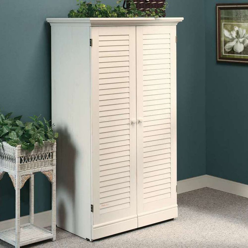 Gartner 89.2cm x 39.5cm Foldable Crafting Storage Cabinet with Sewing Machine Platform and Wheels