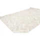 Myrtle Hand-Woven Flatweave Leather White Area Rug
