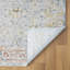 Tapis traditionnel gris clair / bleu / multicolore Roseau Performance-583171290
