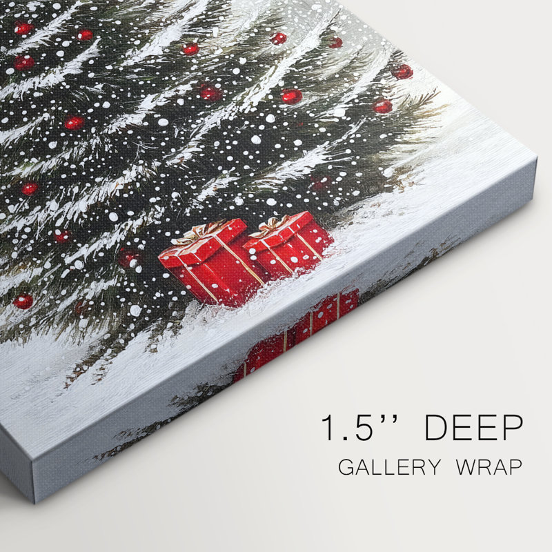 Toile tendue avec toile Dawn of Snowicol Midwinter-Premium, H 18 po x l 12 po