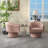 Iryanna 25.2'' Wide Tufted Swivel Barrel Chair-2027843147-2052745383