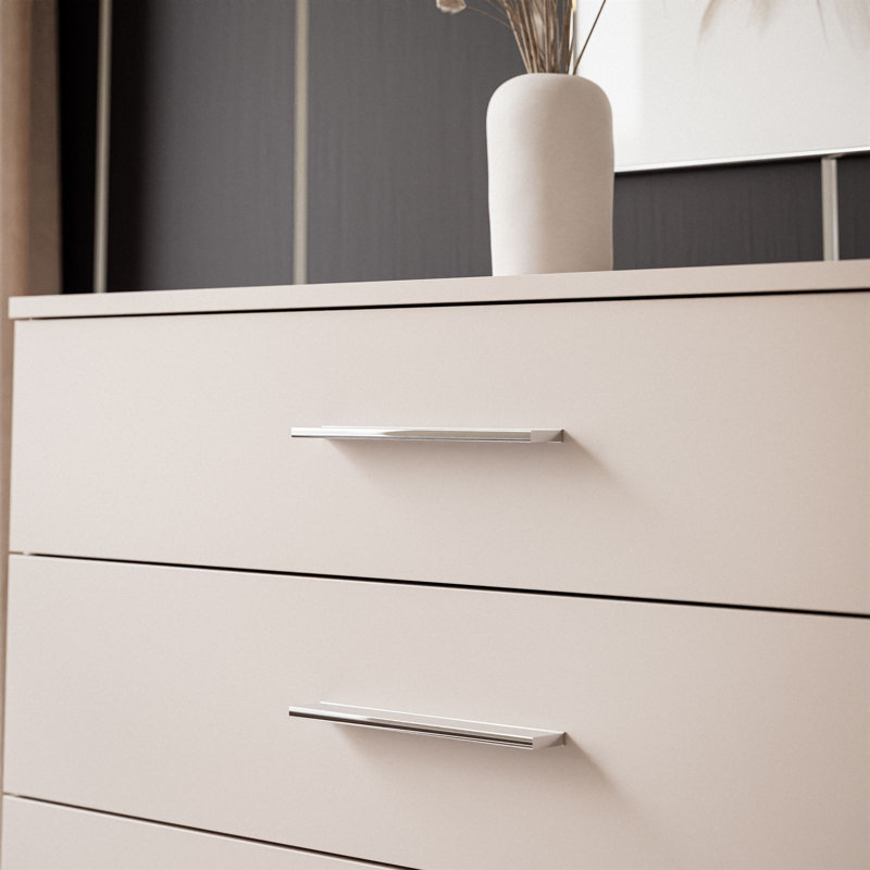 Bayden Chest of Drawers, Silver