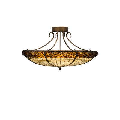 Rustic Lodge 6 - Light Antique Copper Unique/Statement Pendant