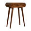 Sisneros 60 cm W Solid Wood Top Console Table