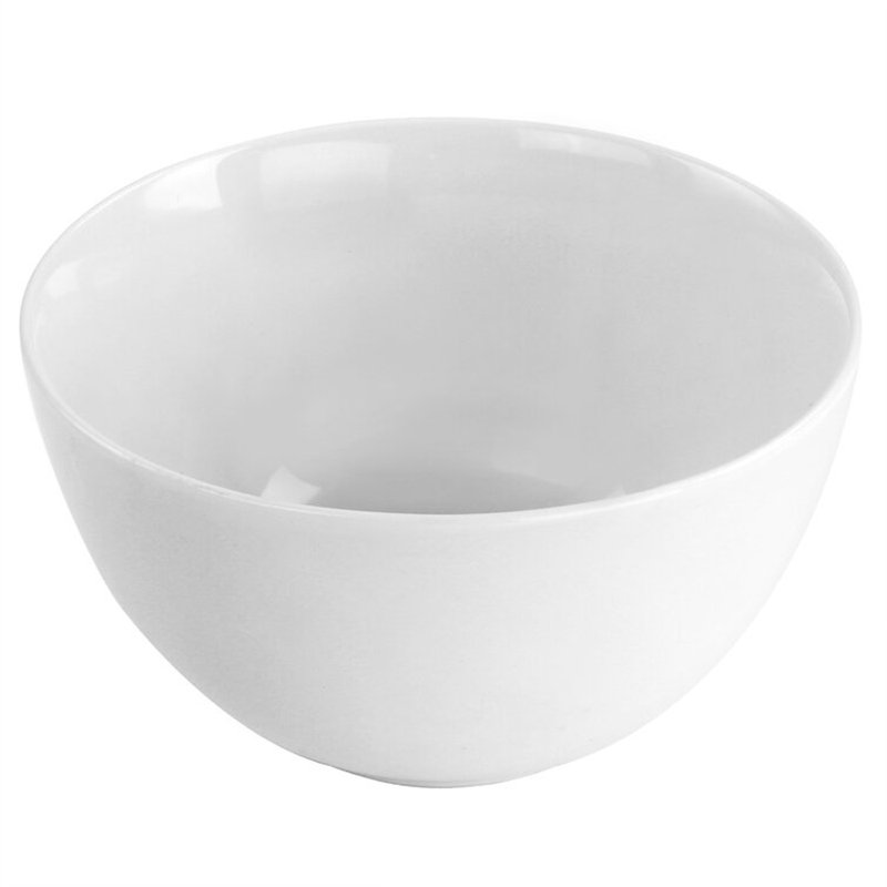 Ensemble de vaisselle 16 pièces carrée en porcelaine blanche Back To Basics Gibson Home