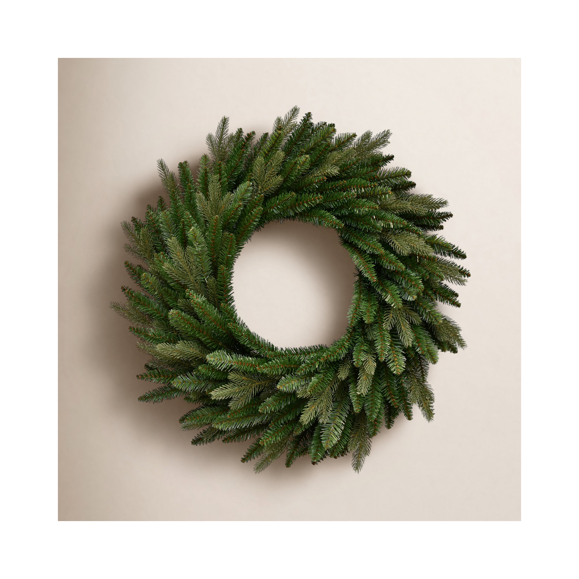 Real Touch™ Grande Spruce Artificial Christmas Wreath, 24" H x 24" W x 4" D