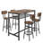 Versatile Dining Solution Mdf Rustic Style For Kitchen And Bistro