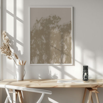 Pré sauvage en ocre et blanc