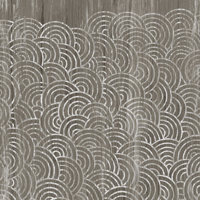 Weathered Wood Patterns I by June Erica Vess - Wrapped Canvas Print