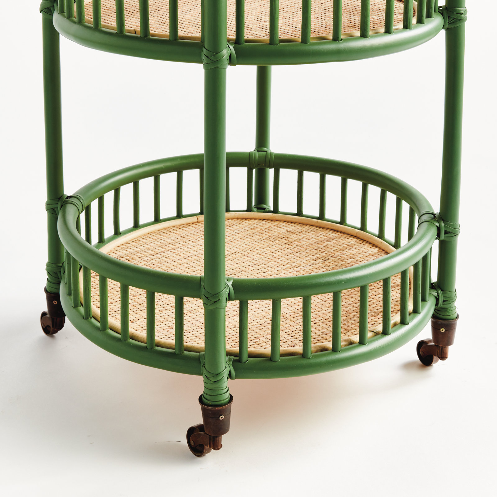 Benedict Bar Cart, Green