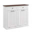 Armoire à linge à panier inclinable double Ahart avec panier de rangement pour salle de bain Farmhouse.-121671686-104713388