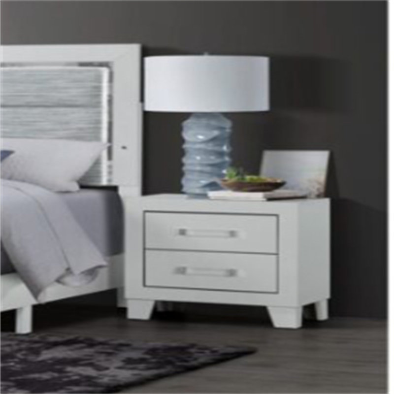 Luccia White Nightstand