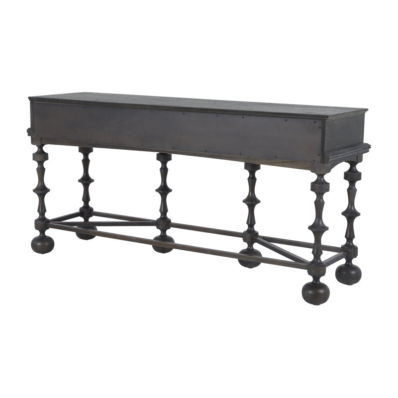 Arrington 76" Console Table, Cerused Ash
