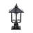 Credle Black 1 -Light 15.25" H Solar Powered Integrated LED Post and Pier Mount Light
