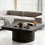 Table basse carrée avec base cylindrique-1864445015