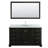 Deborah 60 " W Freestanding Standard Free Standing Single Double Single Vanity Bathroom Vanity With Marble Top with Mirror-40065225-61126739