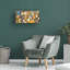 Art mural sur toile tendue - Rex Megalaria, art mural pour salon, chambre à coucher ou bureau - 24 x 47