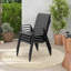 Fauteuil de salle à manger empilable Klemen