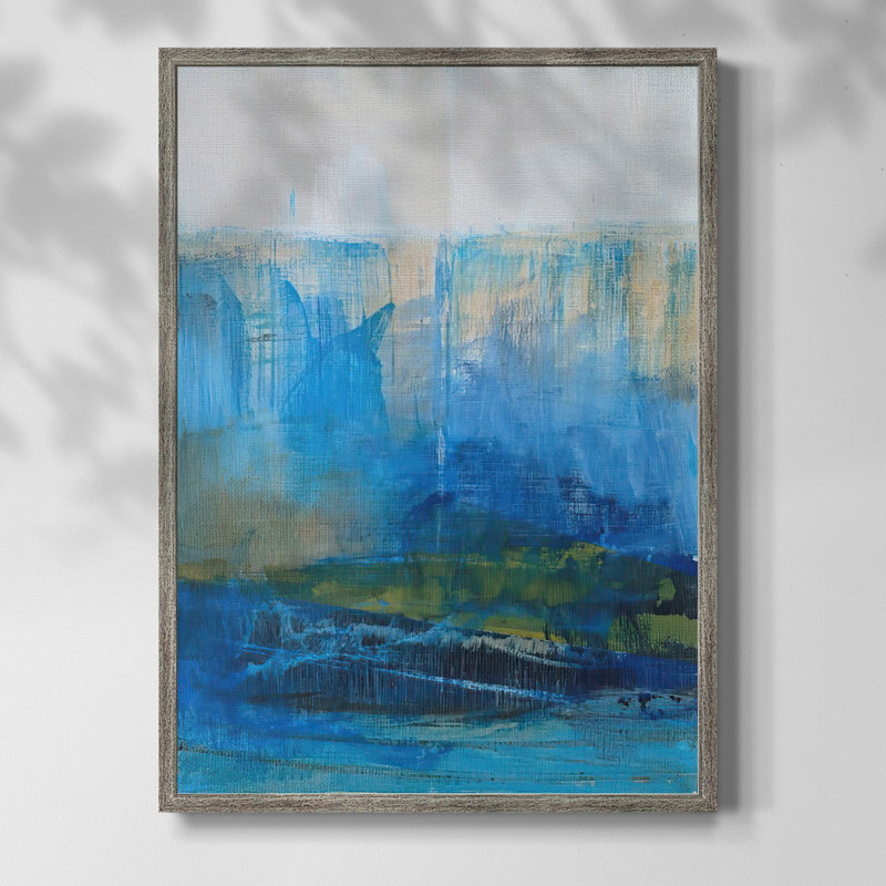 Bay Walk II, reproduction encadrée - bois massif, H 11 po x l 9 po