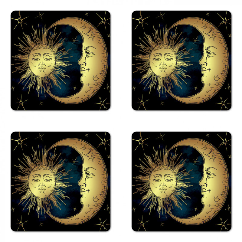 Square 4 Piece Coaster Set