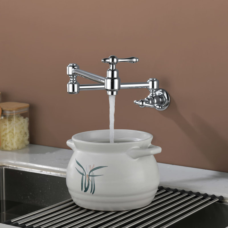 KIKO HOME Kitchen Faucet, Chrome